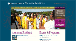 Desktop Screenshot of alumnae.smith.edu